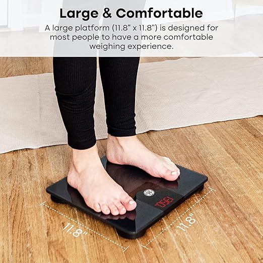 GE Bathroom Scale for Body Weight, Digital Weight Scales 500lb Heavy Duty - Image 5