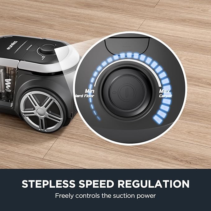 Eureka Bagless Canister Vacuum Cleaner, Lightweight Vac - Image 4