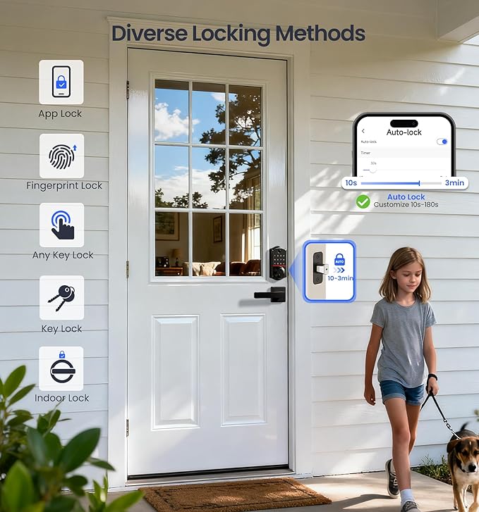 Veise VE017-B Fingerprint Smart Lock - Image 6