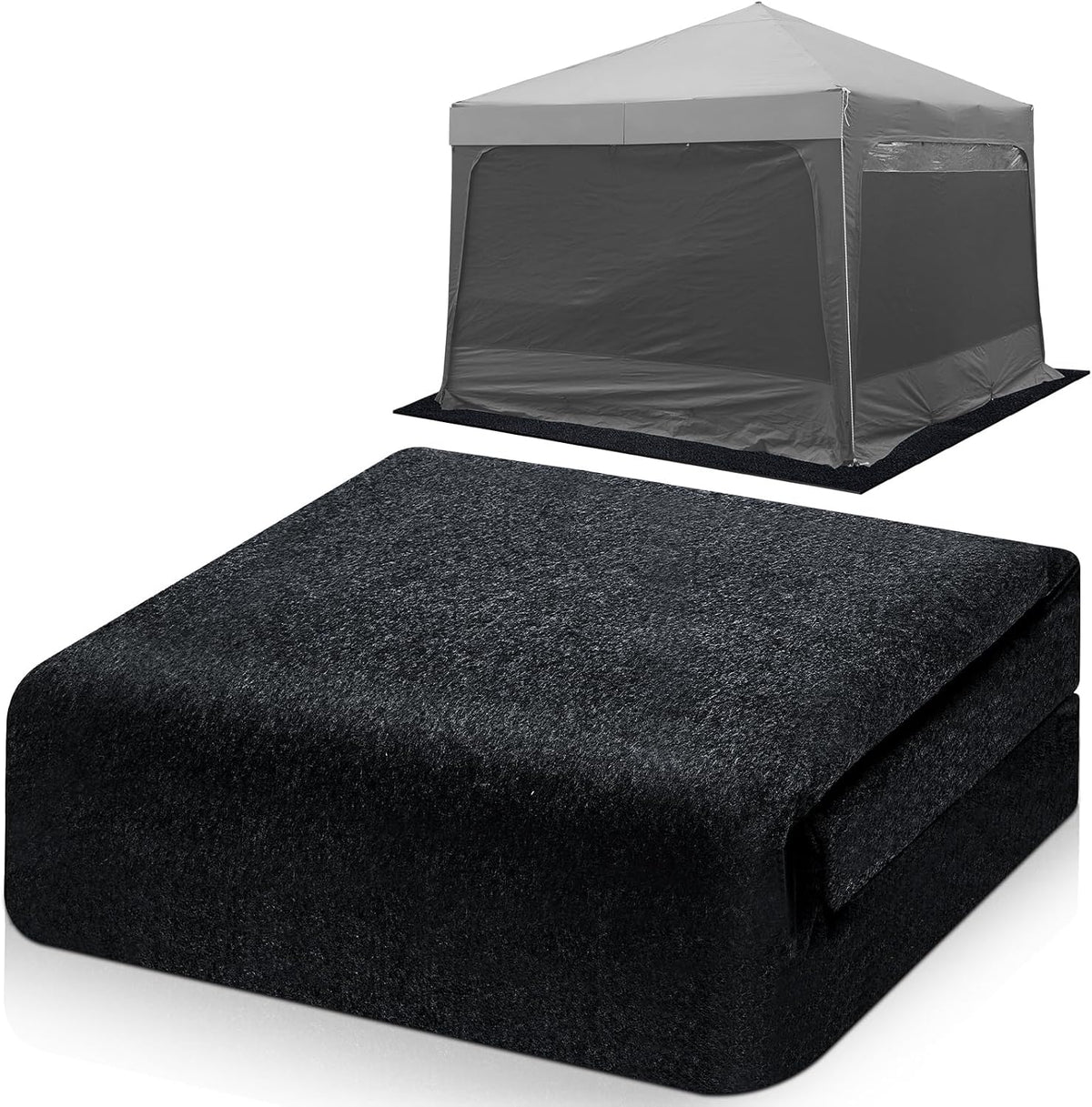 tinideya 10 x 10 ft tent carpet outdoor, main product view