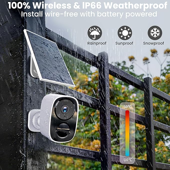 HITELLARCAM 2025 Upgraded 2K Security Cameras Wireless Outdoor - Image 6