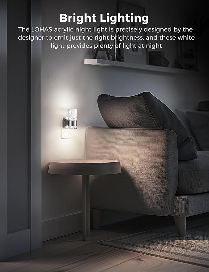 L LOHAS LED Night Light, Plug in Night Light - Image 5