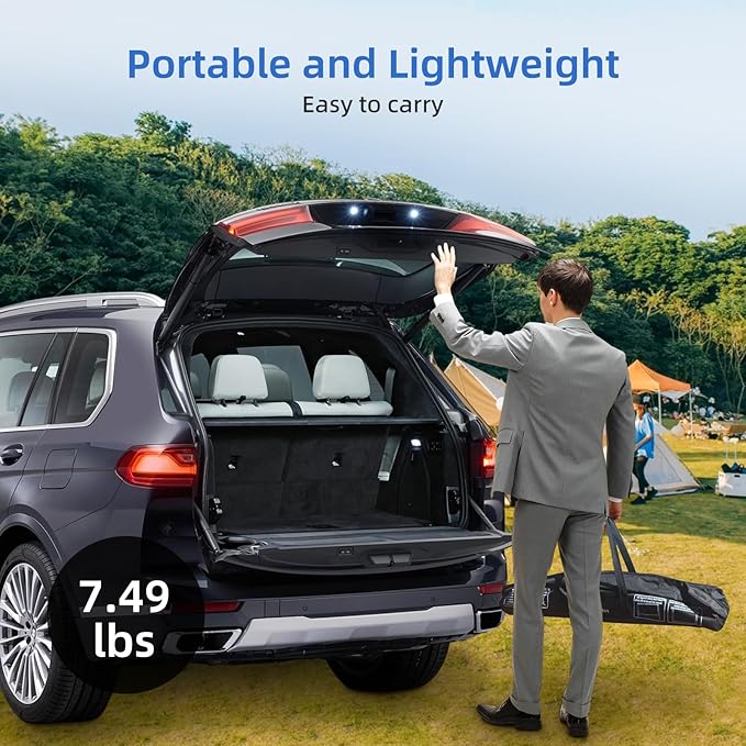 Projector Screen Outdoor Portable Movie: 120 inch Foldable Projection Screen - Image 3