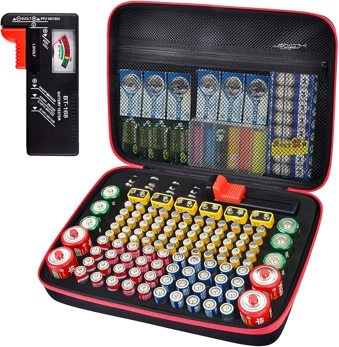 ALKOO Battery Organizer Storage Holder Case Box by ALKOO