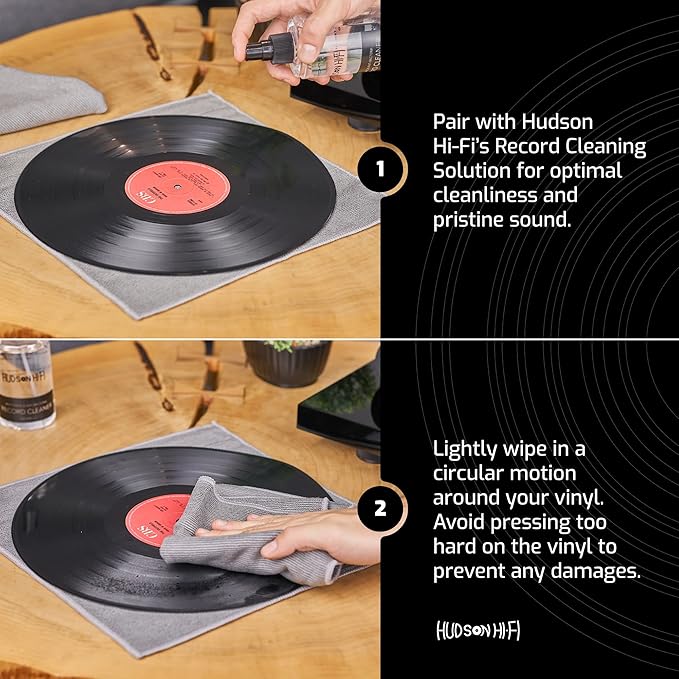 Hudson Hi-Fi Anti Static Microfiber Record Cleaning Cloth - Image 7