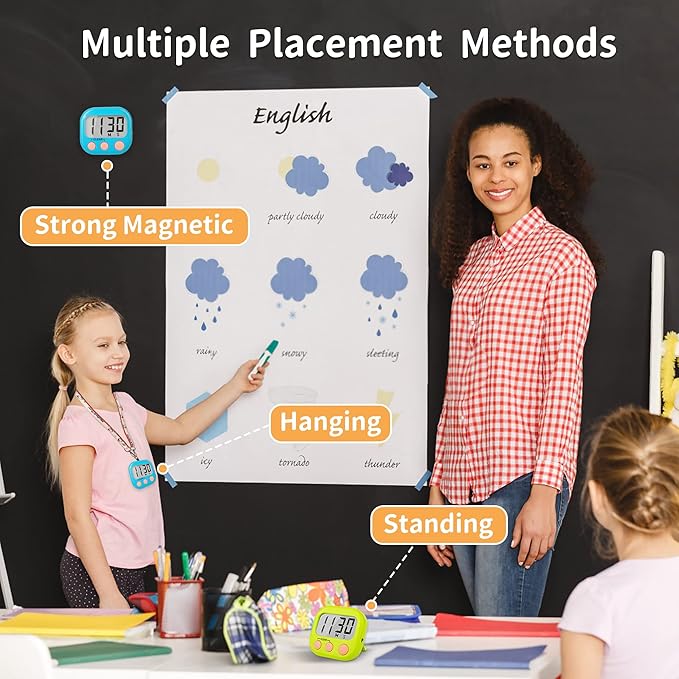 Classroom Timers for Teachers Kids Large Magnetic Digital Timer Teacher - Image 5