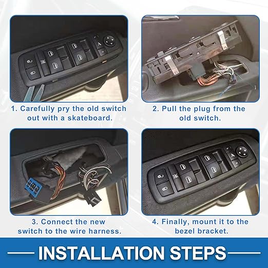 A ABSOPRO Power Window Switch No.68110865AA Window Control Switch - Image 7