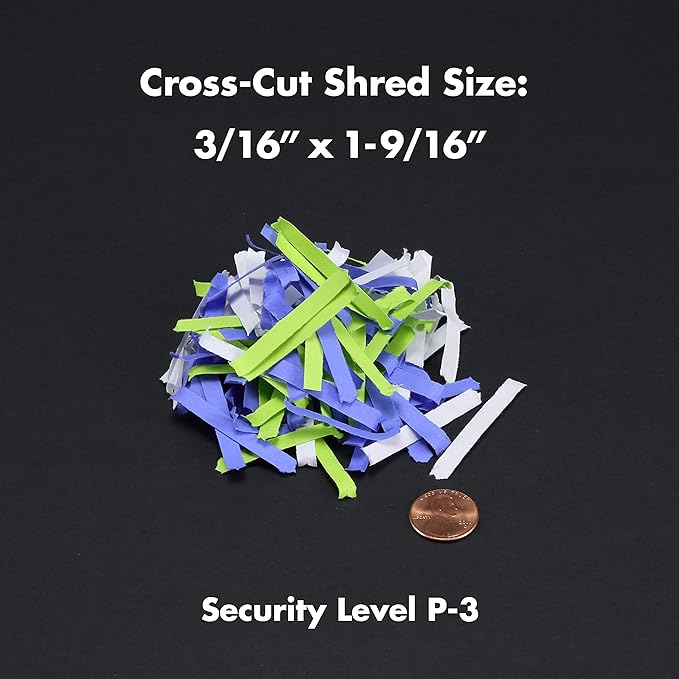 Aurora AU1208XE Anti-Jam 12-Sheet Crosscut Paper/Credit Card Shredder - Image 3