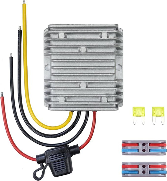FlySuperior DC 36V 48V to 12V Step Down Converter 20A 240W Waterproof Adapter by Unknown