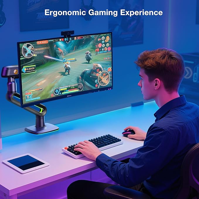 NB Designer Gaming Monitor Arm for 32 to 60 Inches Screen, Load up to 20 kg - Image 6