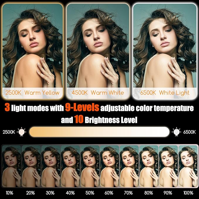 Selfie Light - BANSINE USB-Rechargeable LED Phone Light - Portable Photo Light - Image 5
