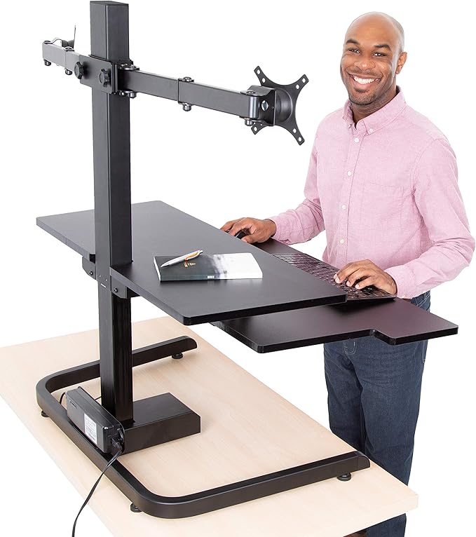 Stand Steady Techtonic Electric Standing Desk Converter - Image 7