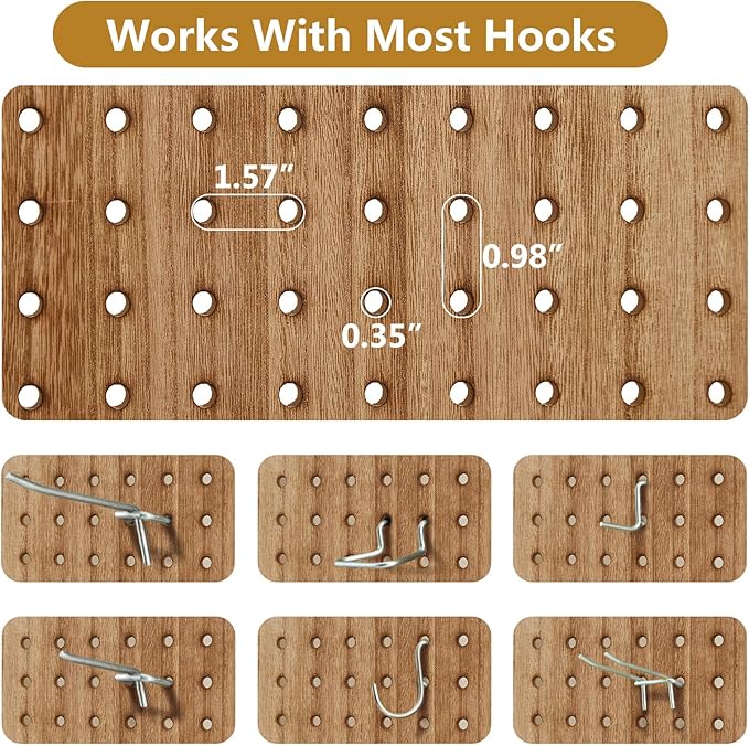 Asnefeli Pegboard Display Room Divider - Image 5