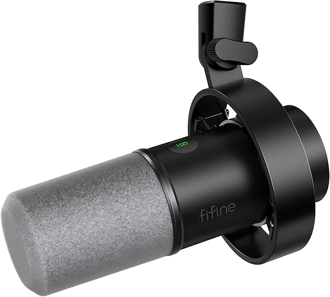 FIFINE Dynamic Microphone, XLR/USB Podcast Recording PC Microphone by FIFINE