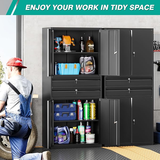 SISESOL Metal Storage Cabinet - Image 3