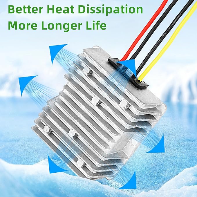 10A 120W Golf Cart 18V 20V 24V 36V 48V Step Down to DC 12V Converter Voltage - Image 5