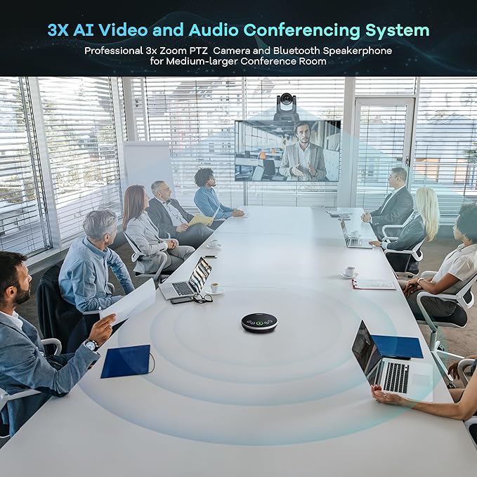 TONGVEO AI Auto-Tracking PTZ Conference Camera System - Image 6