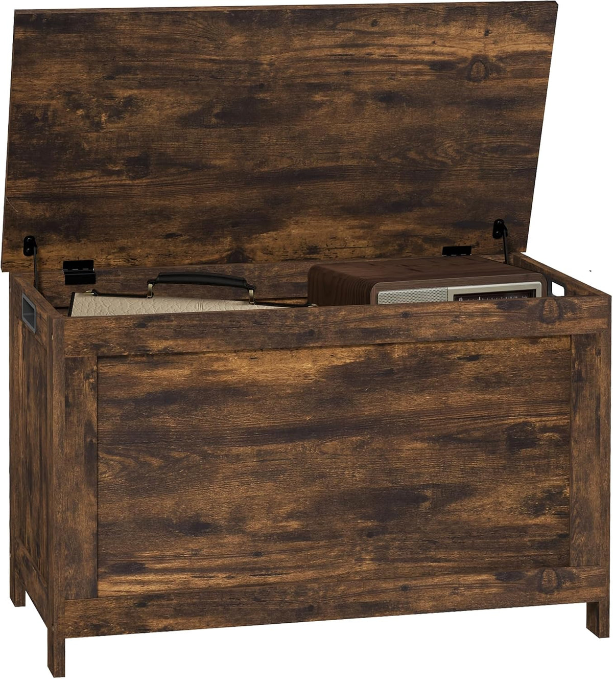 homcom storage bench cut-out handles 29.9" x 15.7", main product view