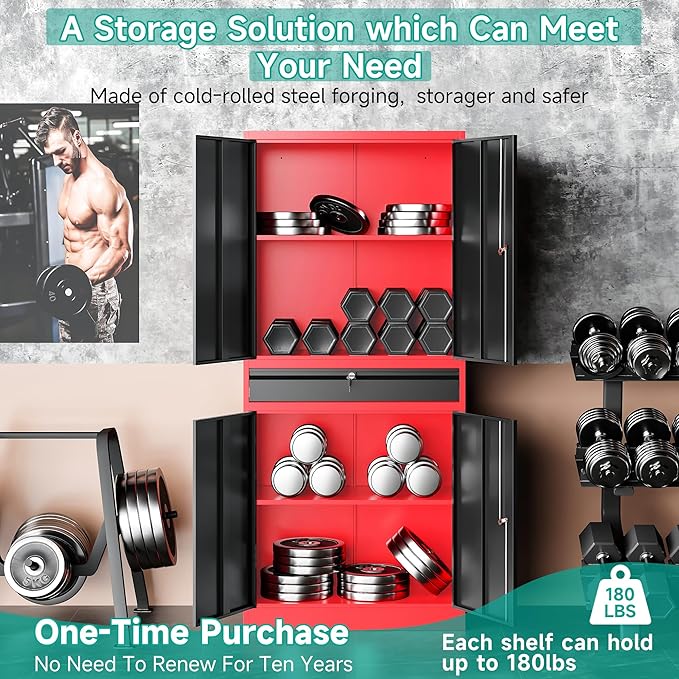 SISESOL Metal Storage Cabinet - Image 4