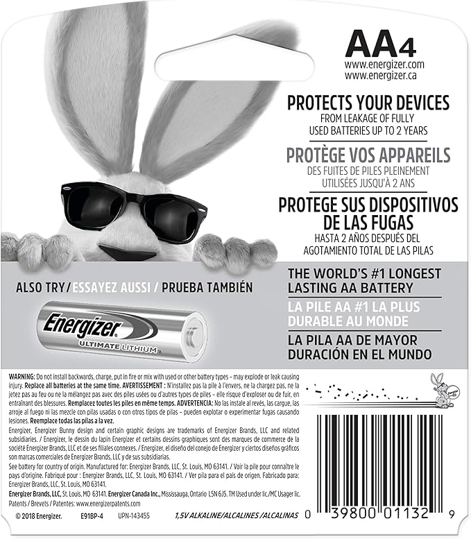 Energizer AA Batteries, Max Double A Battery Alkaline - Image 11