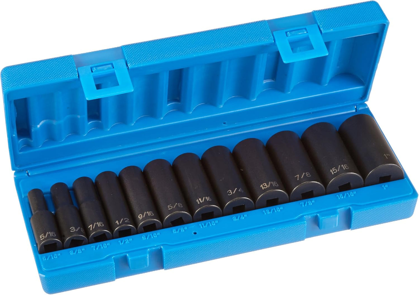 Grey Pneumatic (1202D) 3/8" Drive 12-Piece 12-Point Deep Socket Set
