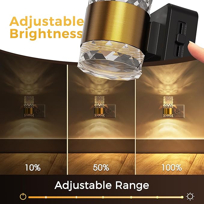 L LOHAS LED Night Light, Modern Night Lights Plug into Wall, 3000K Soft Warm - Image 3
