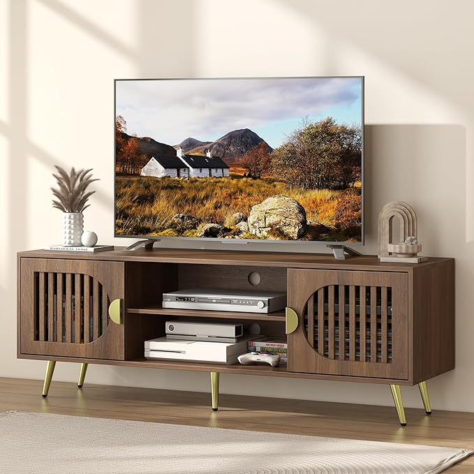 Dorivibe 54.33" Walnut TV Stand by Dorivibe