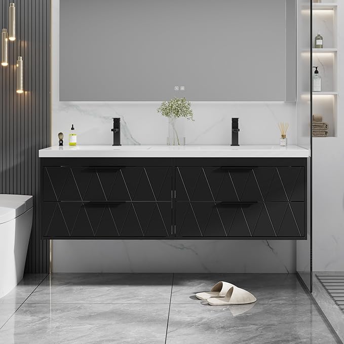 eclife 60" Bathroom Vanities Cabinet by eclife
