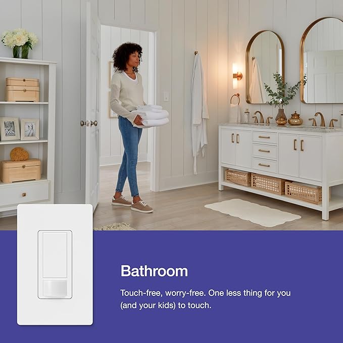 Lutron Maestro Motion Sensor Light Switch Indoor - Image 3