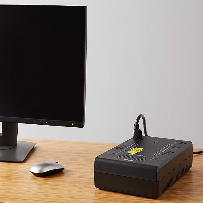 Amazon Basics UPS Battery Backup & Surge Protector 800VA/450W, 12 Outlets - Image 7