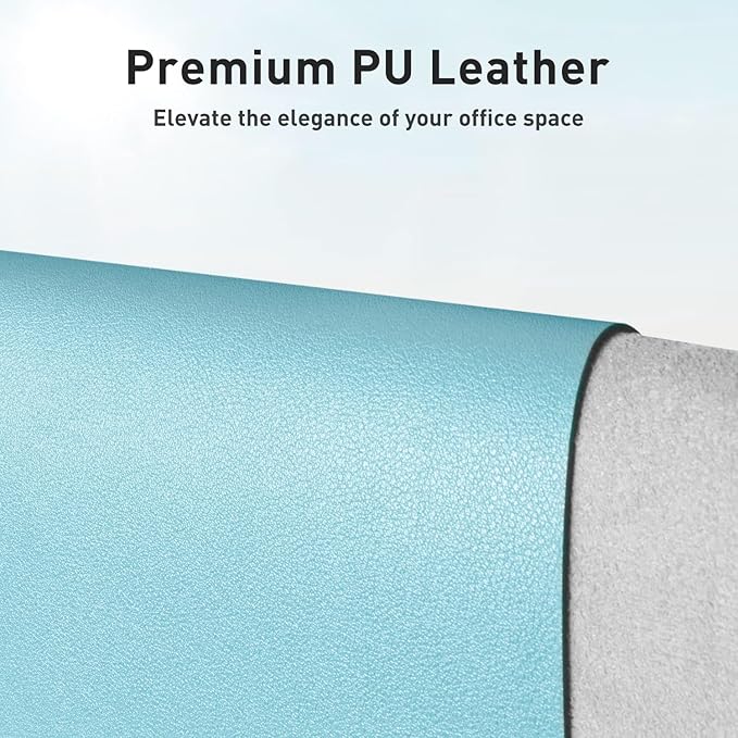 Aothia Large PU Leather Desk Pad Protector – Non-Slip Mouse Pad & Writing Mat - Image 2