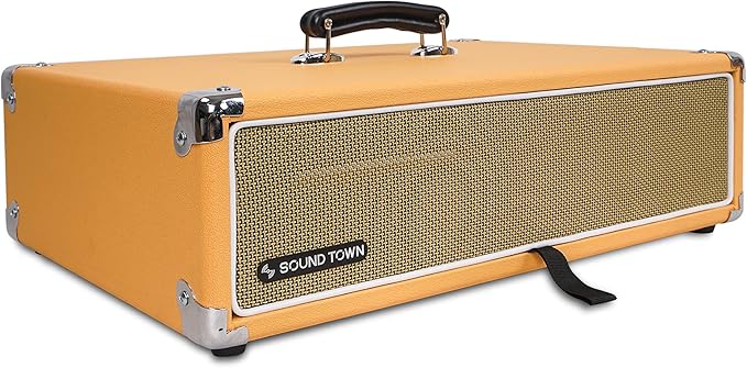 Sound Town Vintage 2U Amp Rack Case, 12.5" Depth by SOUNDTOWN