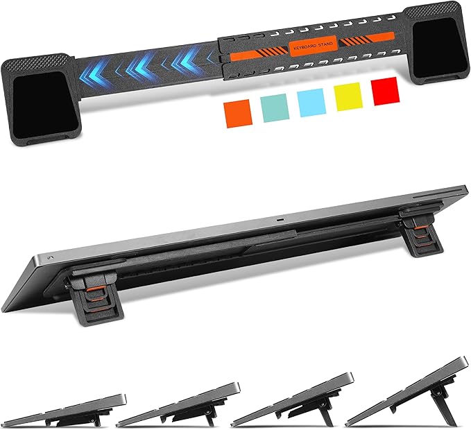 MEKASS Computer Keyboard Stand for Desktop, Adjustable Keyboard Riser, by Mekass