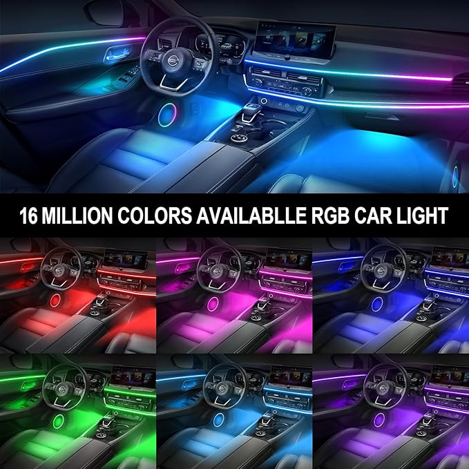 Dreamcolor Acrylic Interior Car Light 10 in 1 Automotive Ambient Light Kits - Image 3