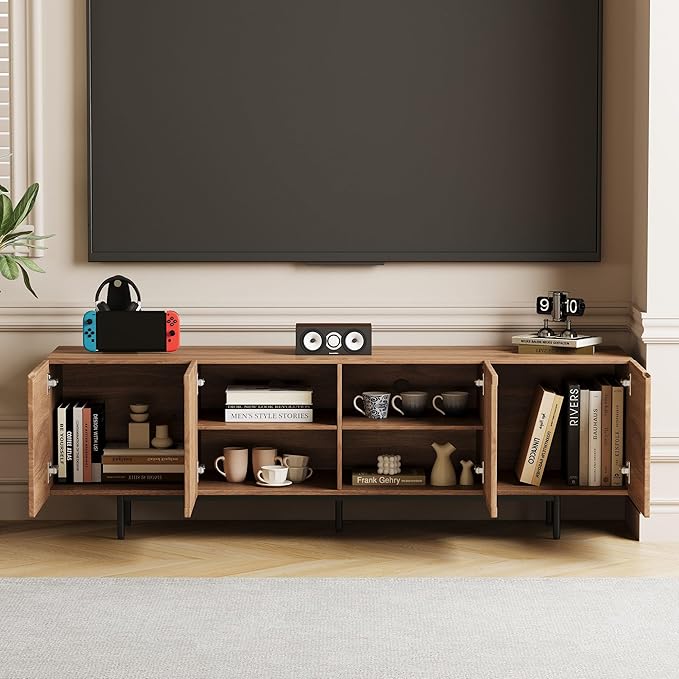 NessCarsti Mid Century Modern TV Stand - Image 5
