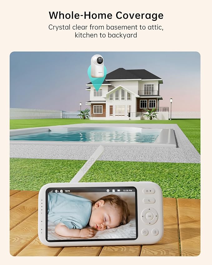 Jartoo 2K 5.5" Video Baby Monitor - Image 3