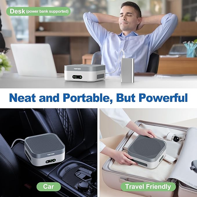 TDBYWAE Air Purifier for Home – True HEPA Filter for Pets, Smoke & Allergies | - Image 8