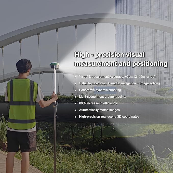 SMA60 AR Visual Photogrammetry RTK GNSS Survey System | Dual Cameras - Image 3