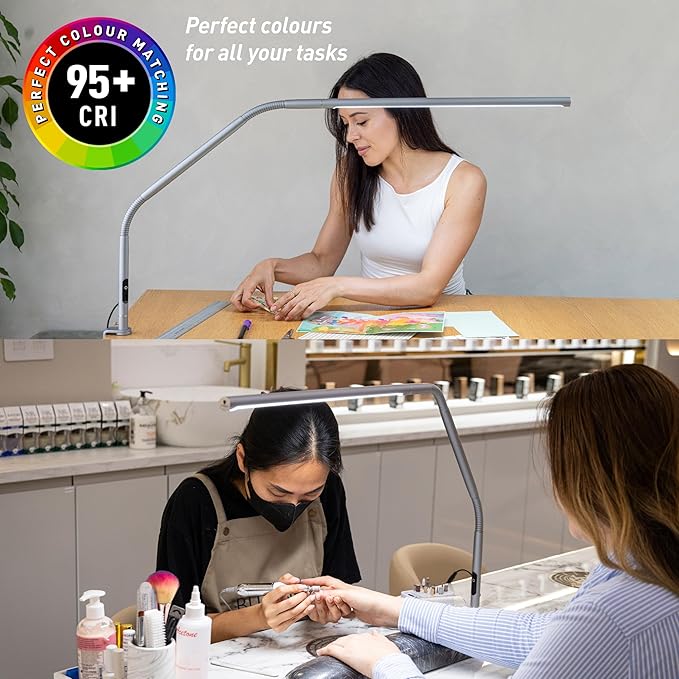 Daylight Slimline 4™ LED Table Lamp in Ice Grey - Image 3