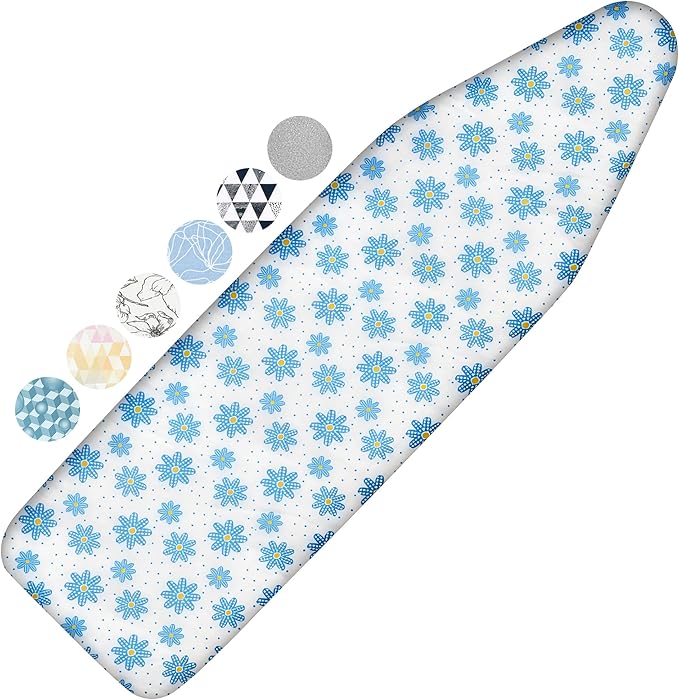 Ironing Board Cover and Pad, 15x54 Standard Size Thick Iron Padding, Scorch & by Dalykate