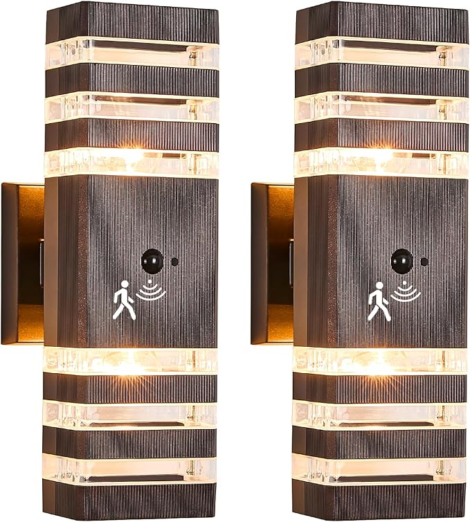 2 Pack Oil Rubbed Bronze Outdoor Wall Lights Fixtures - Image 11