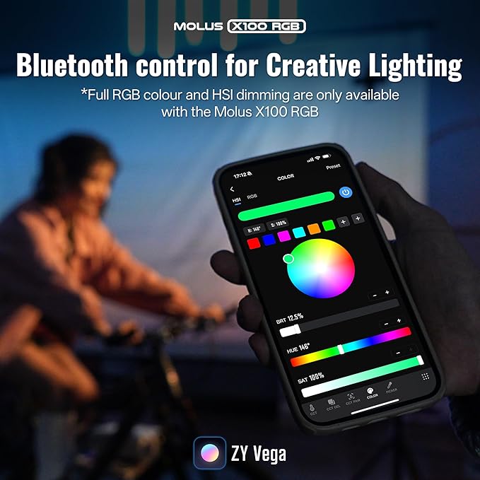 ZHIYUN MOLUS X100 RGB PRO 100W Video Light V2 Upgraded Version Professional - Image 7