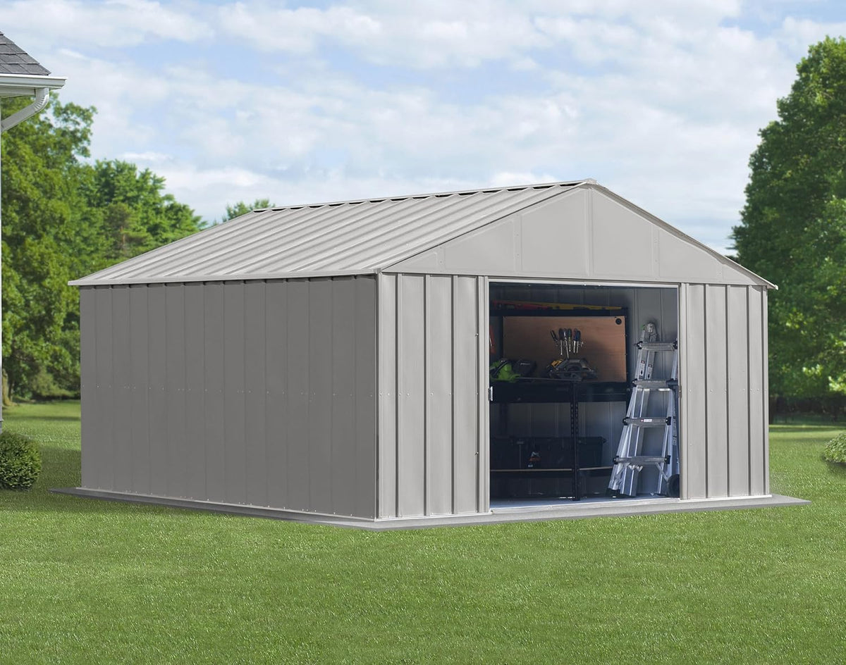 arrow classic metal shed, 12 x 12, flute, main product view