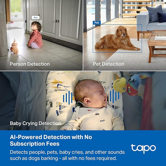 Tapo 4K Pan/Tilt Indoor Security Camera - Image 7