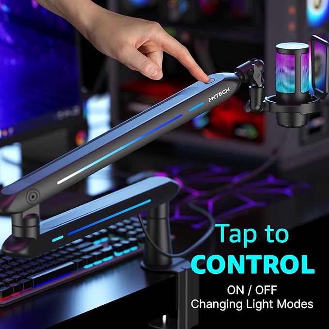IXTECH RGB Low Profile Boom Arm - Image 3