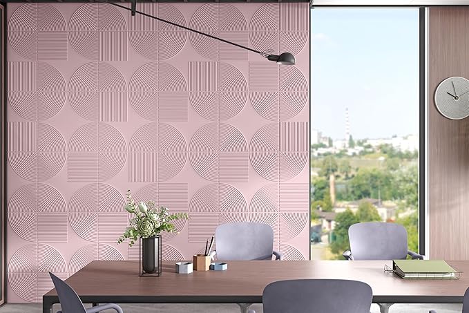 From Plain To Beautiful In Hours 9002 Arc Swell PVC 12 in x 12 in Peel and - Image 6