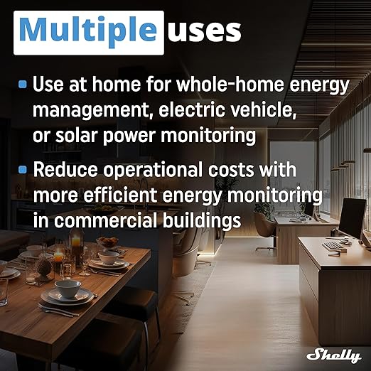 Shelly Pro 3EM 3CT 63 | Wi-Fi & LAN 3-Phase Professional Smart Energy Meter | - Image 6