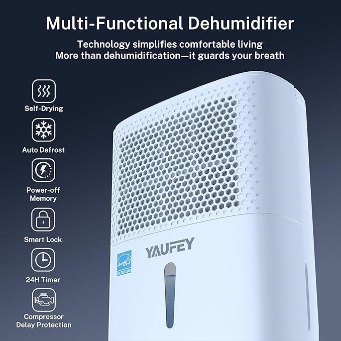 Yaufey 2025 Most Efficient Energy Star Dehumidifier - Image 7