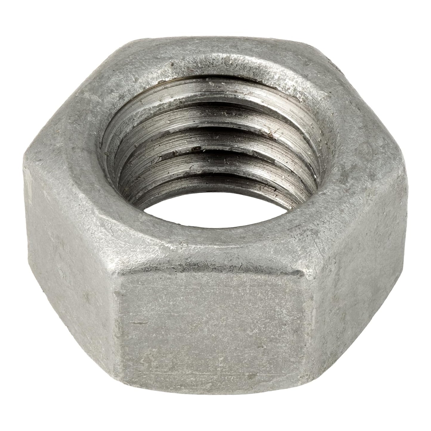 5/8"-11 (25 Pack) Galvanized Grade 2 Hex Nuts, Coarse Thread, Hot Dipped, Industrial/Commercial Grade ASME B18.2.2 by Makers Bolt