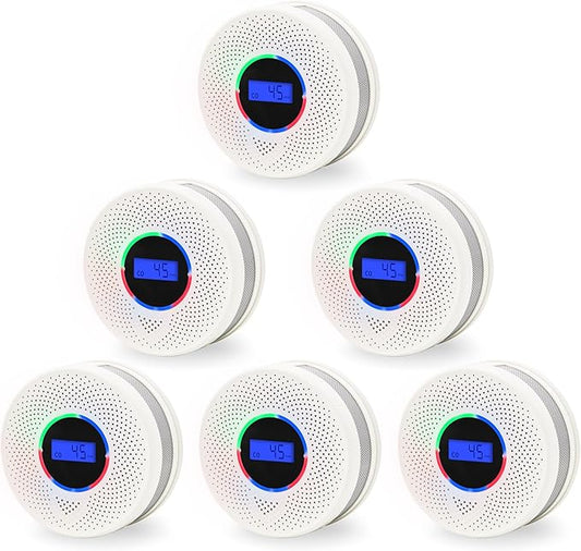 Kesy Upgraded Smoke and Carbon Monoxide Detector 10-Year Lifespan, Dual Sensor by Unknown